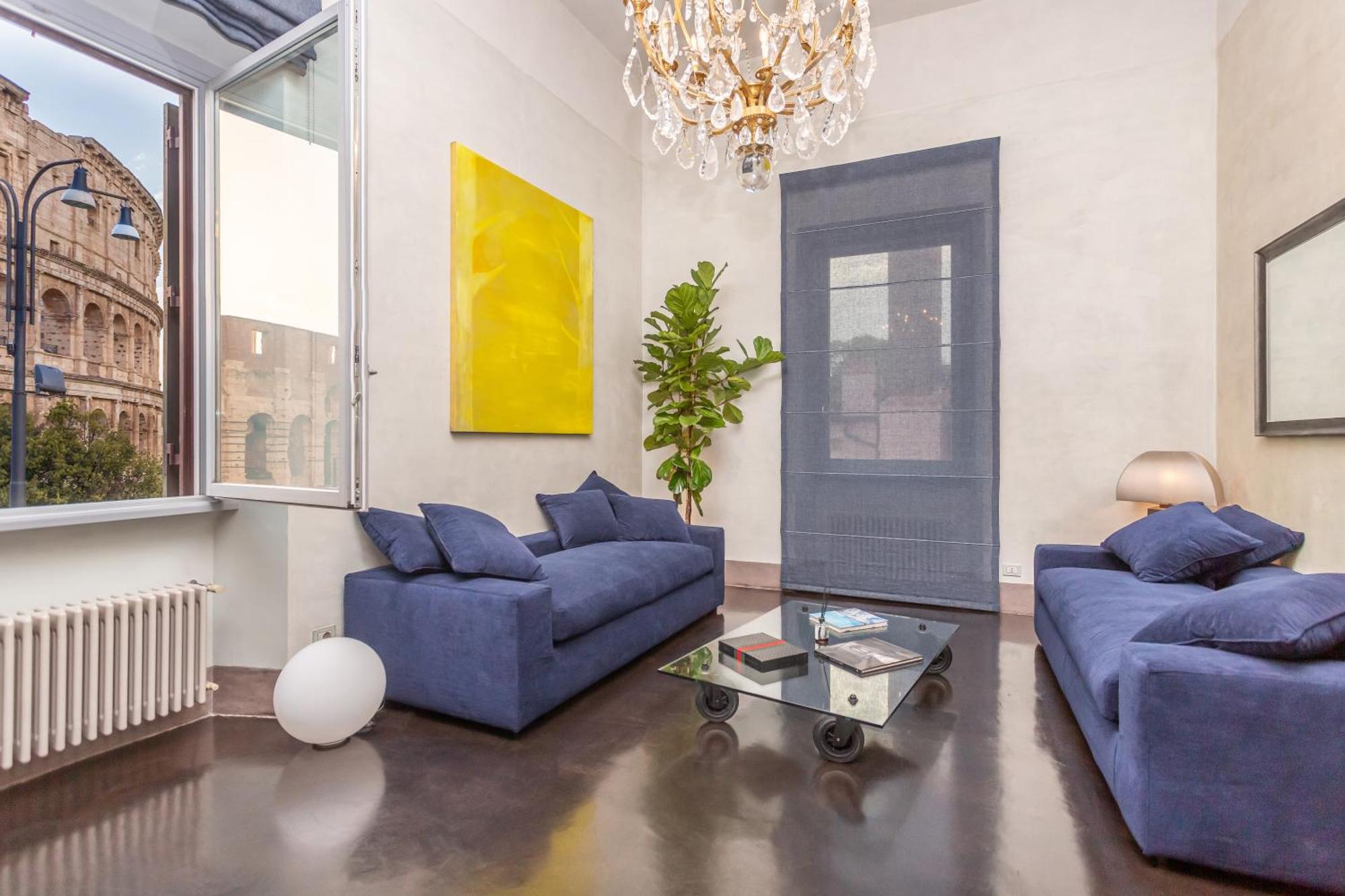 Iconic Apartment With Unique Colosseum View Rom Exterior foto