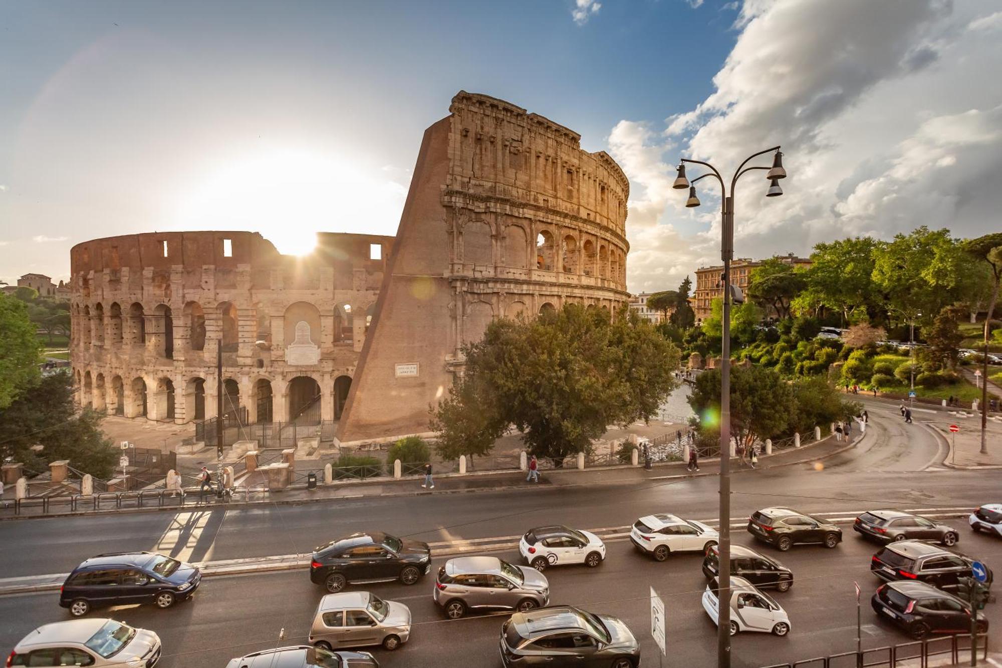Iconic Apartment With Unique Colosseum View Rom Exterior foto